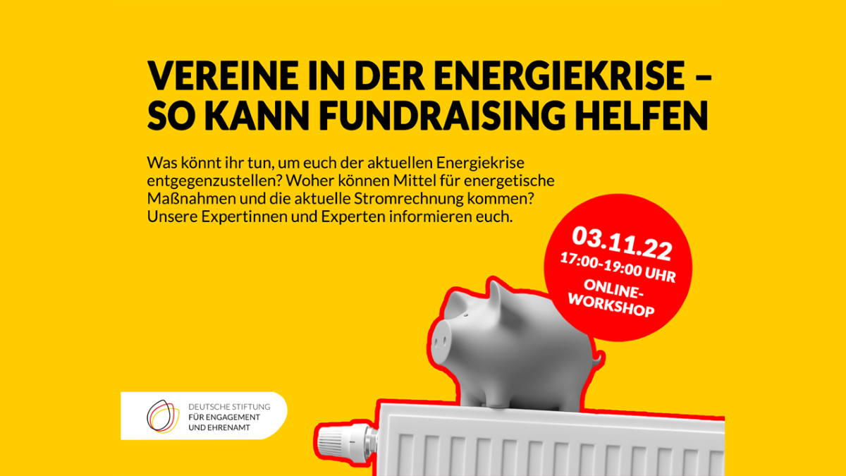 Vereine in der Energiekrise - Fundraising kann helfen